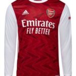 Arsenal 2021 Long Sleeve Home Jersey